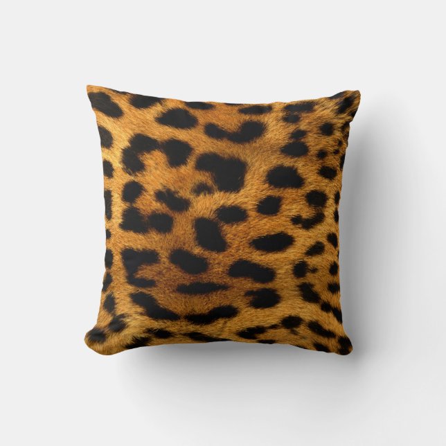 Leopard Print Pillow (Front)