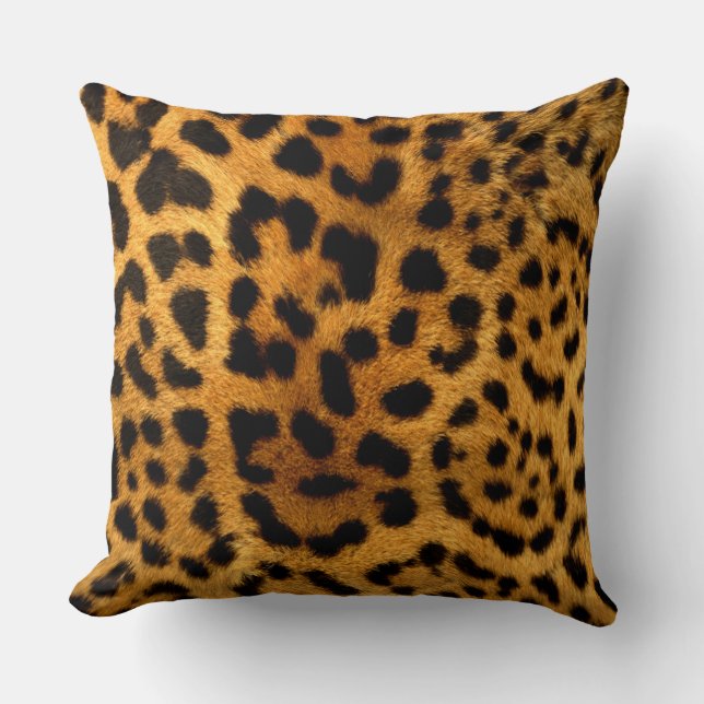 Leopard Print Pillow in Many Styles/Sizes (Front)