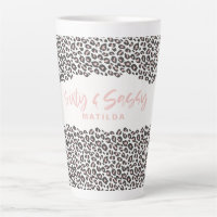 Leopard print pink sixty and sassy 60th birthday c
