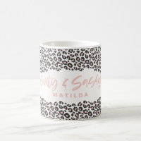 Leopard print pink sixty and sassy 60th birthday