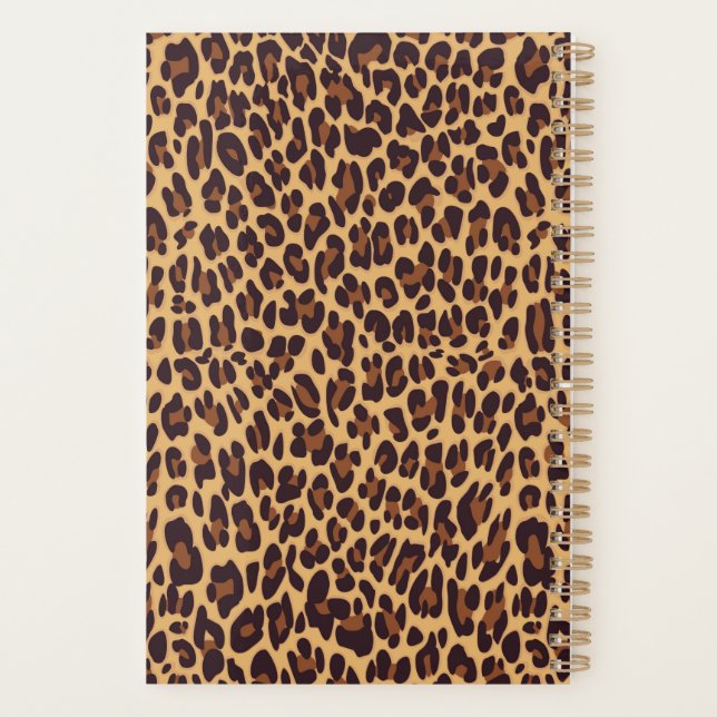 Leopard print planner (Back)