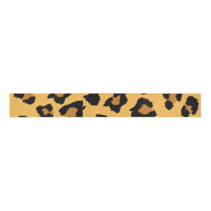 Leopard Print Ribbon Grosgrain Ribbon