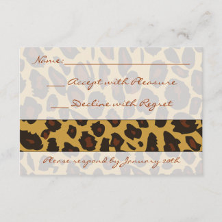 Leopard Print RSVP