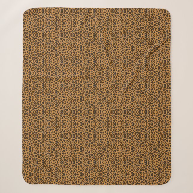 Leopard Print Sherpa Blanket (Front)
