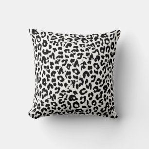 Leopard Print Skin Fur Cushion
