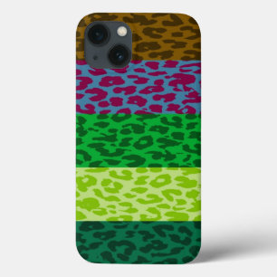 Leopard Print Skin Stripe Pattern 4 iPhone 13 Case