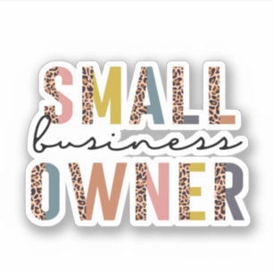 Leopard Print Small Business Owner