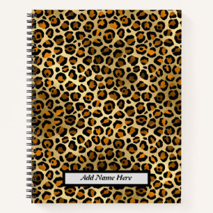 Leopard Print Spiral Notebook