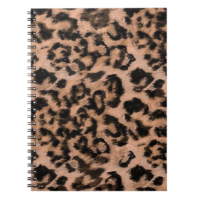 Leopard - print spotted animal-print notebook (Front)
