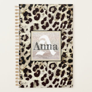 Leopard - print spotted animal-print planner
