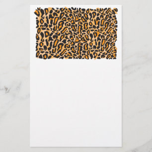 Leopard Print Stationery