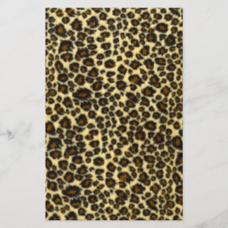 Leopard Print Stationery