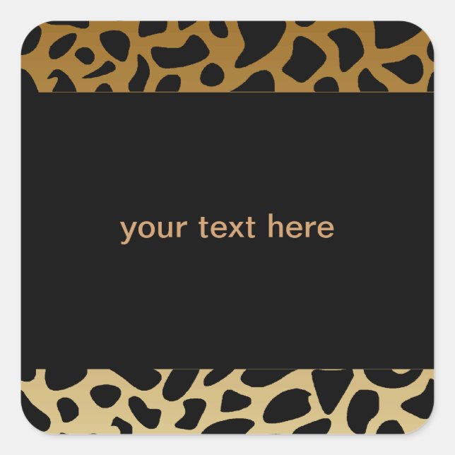 Leopard Print Sticker (Front)