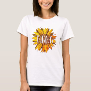 Leopard Print Sunflower NANA T-Shirt