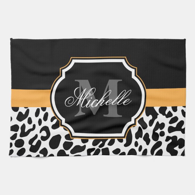 Leopard Print Tea Towel (Horizontal)