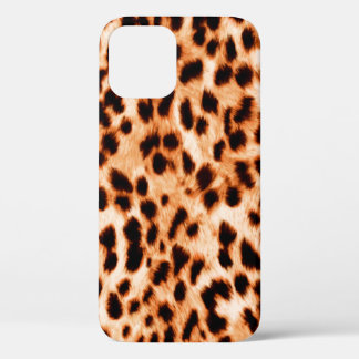 Leopard print texture iPhone 12 case