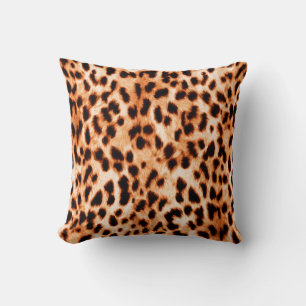 Leopard print texture cushion