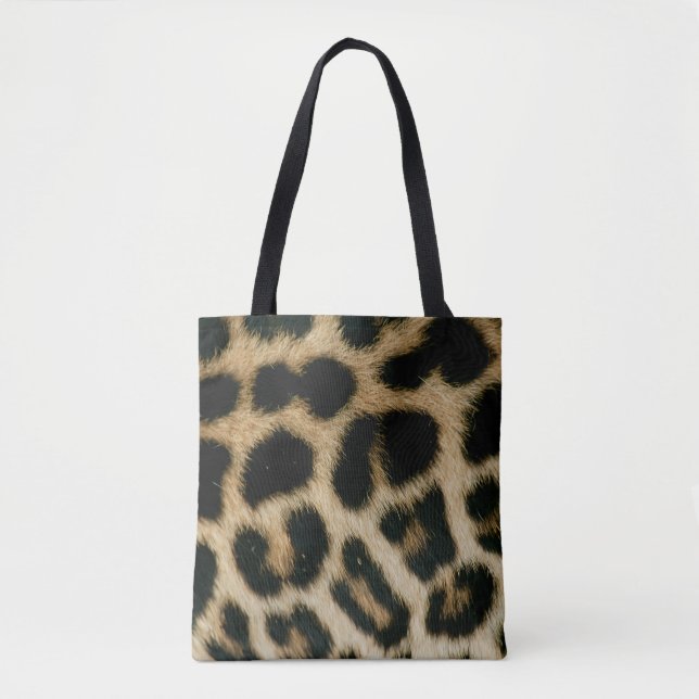 Leopard Print Tote Bag (Front)
