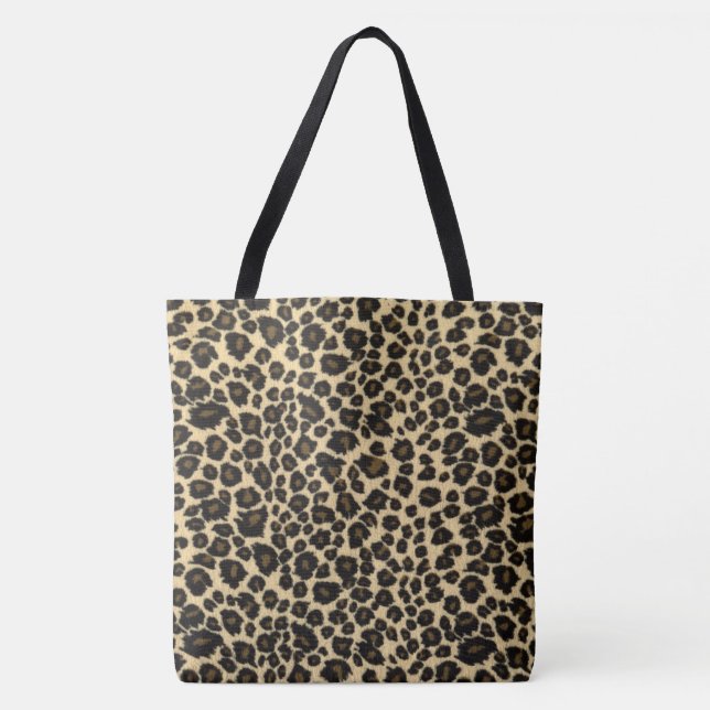 Leopard Print Tote Bag (Front)