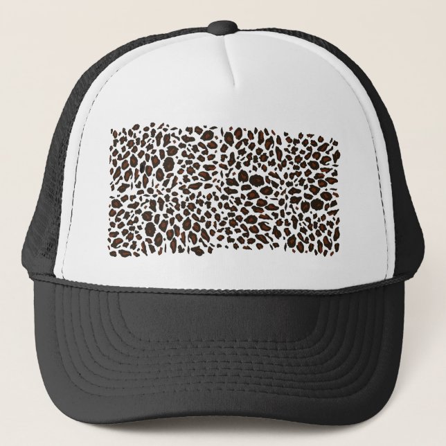 Leopard Print Trucker Hat (Front)