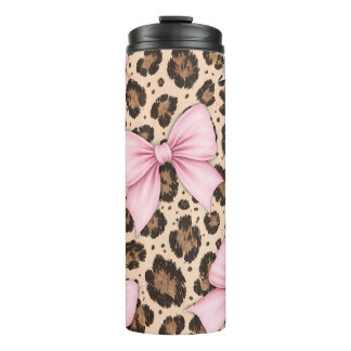 Leopard print tumbler 
