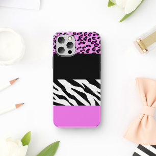Leopard Print, Zebra Print, Animal Print, Pink Case-Mate iPhone Case