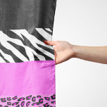 Leopard Print, Zebra Print, Animal Print, Pink Scarf<br><div class="desc">Elegant,  stylish and sophisticated leopard and zebra pattern in pink colour. Modern and trendy gift,  perfect for the animal print lover in your life.</div>