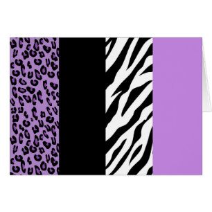 Leopard Print, Zebra Print, Animal Print, Purple