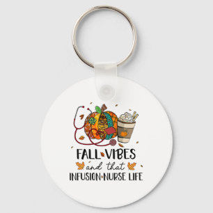 Leopard Pumpkin Fall Vibes And That Infusion Nurse Key Ring