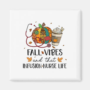 Leopard Pumpkin Fall Vibes And That Infusion Nurse Magnet