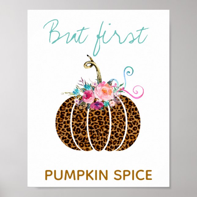 Leopard pumpkin poster (Front)