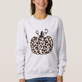 Leopard Pumpkin thanksgiving Sweatshirt