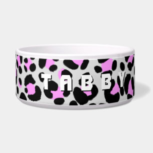 Leopard  Purple Black Personalised