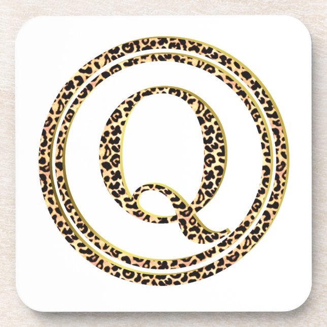 Leopard Q Coaster (Front)