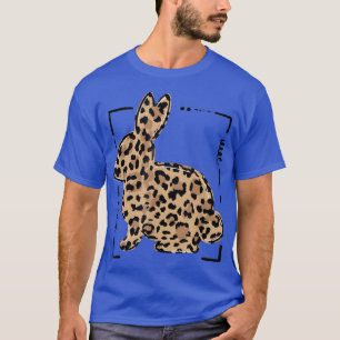 Leopard Rabbit Bunny Easter Day Women Girl Kid Tod T-Shirt