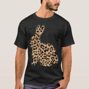 Leopard Rabbit Bunny Easter Day Women Girl Kid Tod T-Shirt
