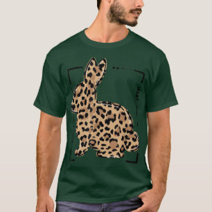 Leopard Rabbit Bunny Easter Day Women Girl Kid Tod T-Shirt