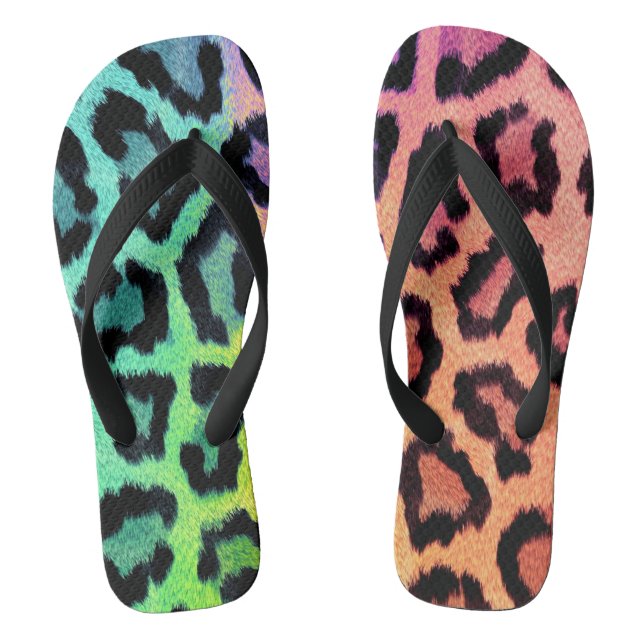 leopard rainbow bg jandals (Footbed)