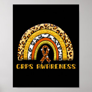 Leopard Rainbow Crps Warrior Poster