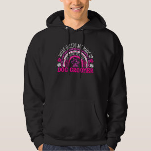 Leopard Rainbow Dog Groomer Pet Grooming Stylist G Hoodie