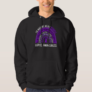 Leopard Rainbow Lupus Awareness In May We Wear Pu Hoodie