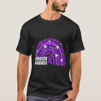 Leopard Rainbow Overdose Awareness Month Purple Ri