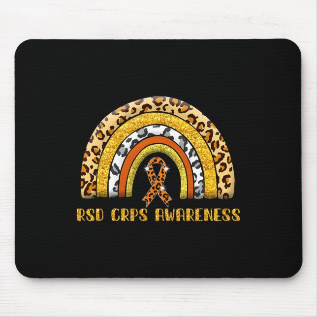 Leopard Rainbow RSD CRPS Warrior  Mouse Pad (Front)