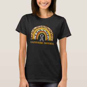Leopard Rainbow Schizophrenia Warrior T-Shirt