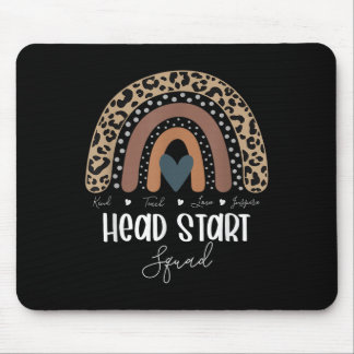 Leopard Rainbow Teacher Student, School Head Start Mouse Pad