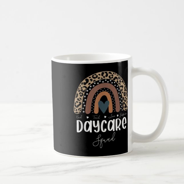 Leopard Rainbow Teacher Student, School Nanny Dayc Coffee Mug (Right)