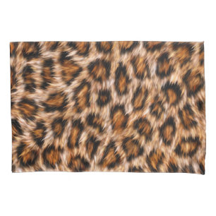 Leopard Real Skin Texture Pattern Pillowcase