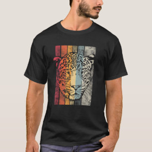Leopard Retro Vintage Zoo Animal Cheetah Lion Cat T-Shirt