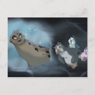 Leopard Seal Hunting Postcard