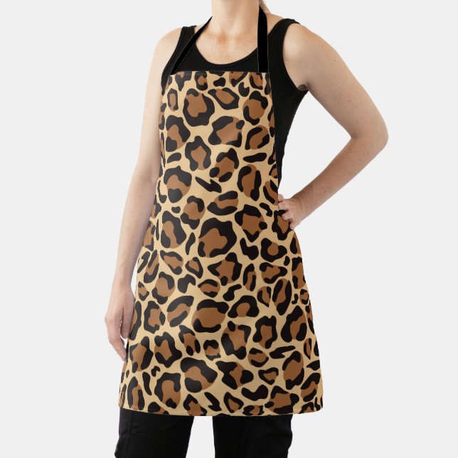 Leopard Seamless Pattern Apron (Insitu)